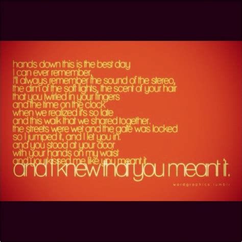 Dashboard Confessional – Hands Down Lyrics .